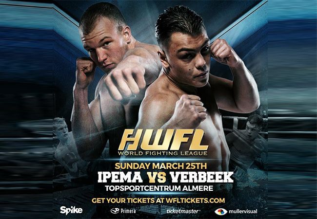 Santino Verbeek treft Dennis Ipema tijdens WFL semi finale 86 kg