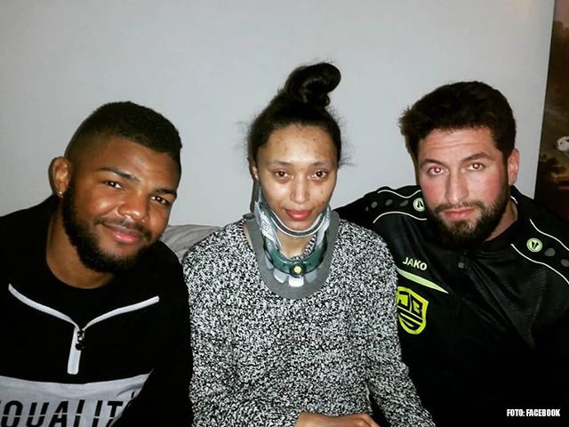 Kickboksers Jamal Ben Saddik & Luis Tavares steunen zieke Ruby