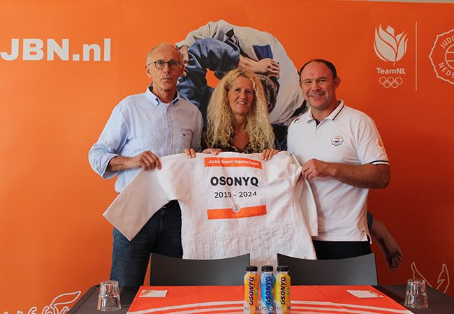 Judo Bond Nederland partnered met OSONYQ Sports Drinks