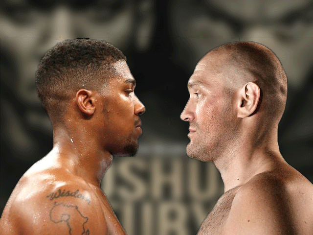 TYSON FURY: 'Anthony Joshua stop je kloten in je handtas'