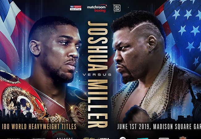 Officieel: Anthony Joshua tegen Jarrell Miller bevestigd
