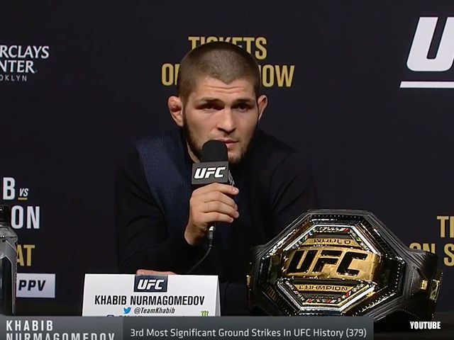 UFC zet kampioen Khabib Nurmagomedov bewust buitenspel