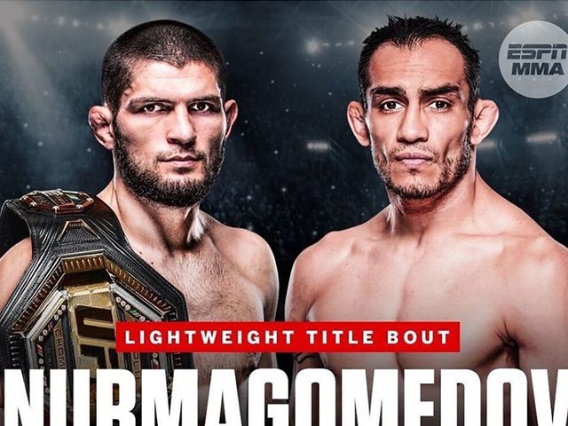 UFC: Khabib vs. Tony Ferguson gaat door maar niet in Amerika