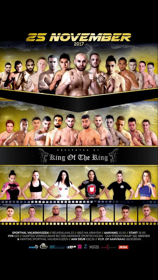 WIN EEN VIP TAFEL VOOR KING OF THE RING 25 NOVEMBER