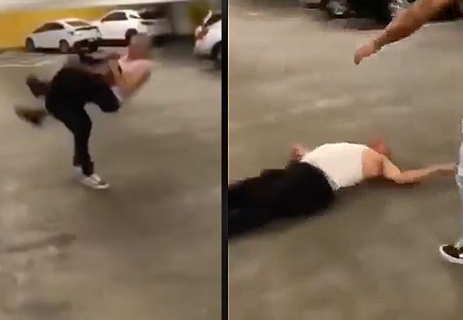 VIDEO: Knokpartij in parkeergarage loopt fataal af