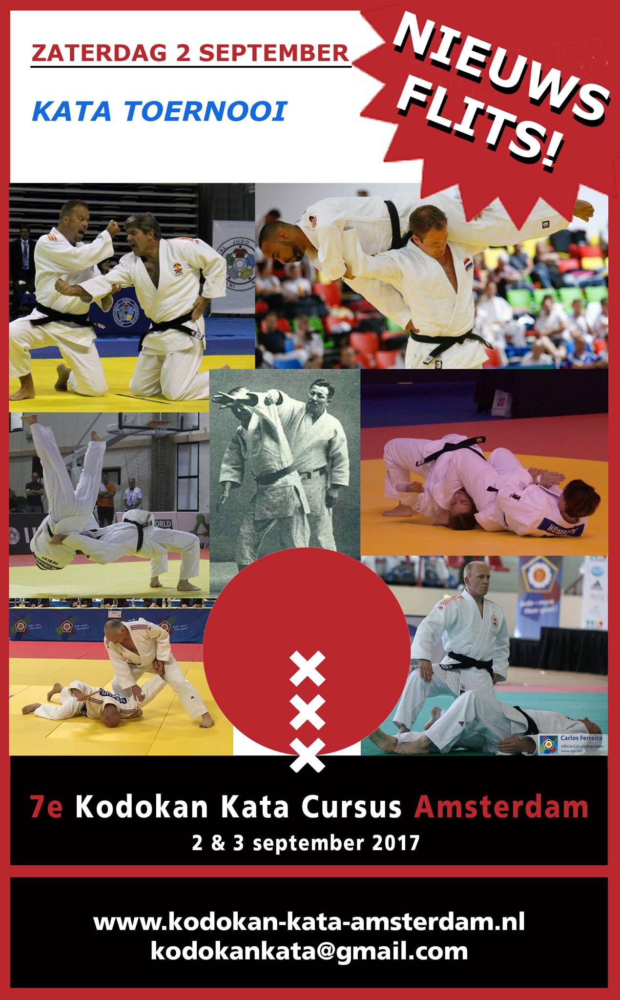 Het Kodokan Kata weekend 3 en 4 september 2017