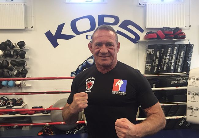 Foto: Bert Kops in zijn Gym