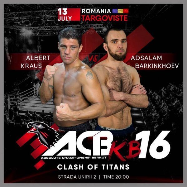 Albert Kraus treft taaie Russische tegenstander op ACB 16