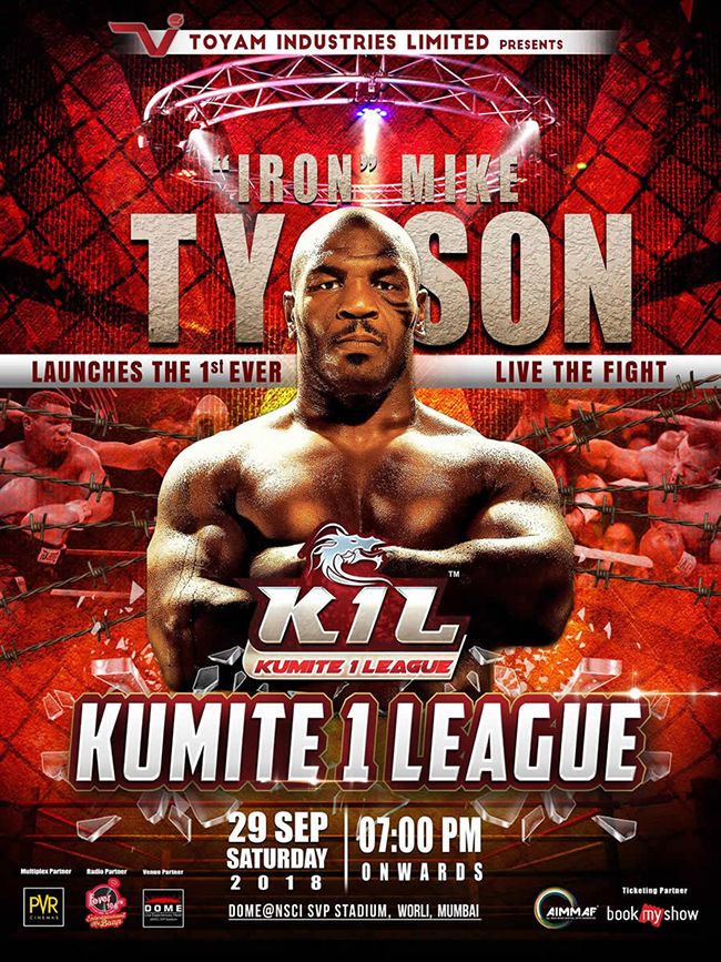 Mike Tyson Kumite 1 League MMA-debuut India