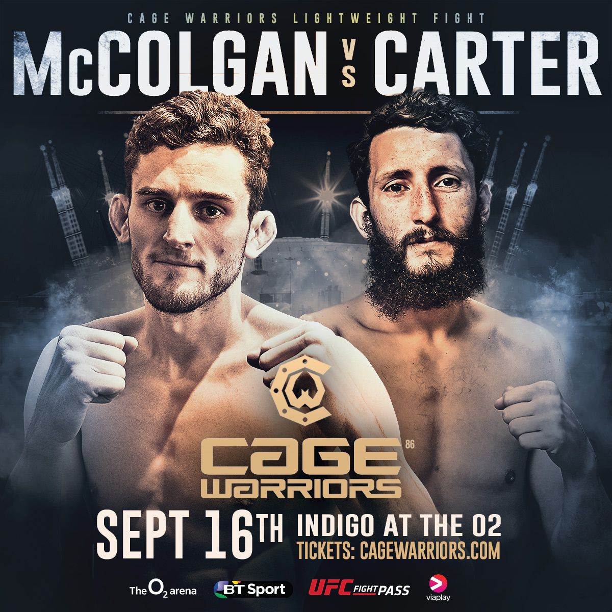 Drie gevechten toegevoegd aan Cage Warriors 86 op 16 September in Londen