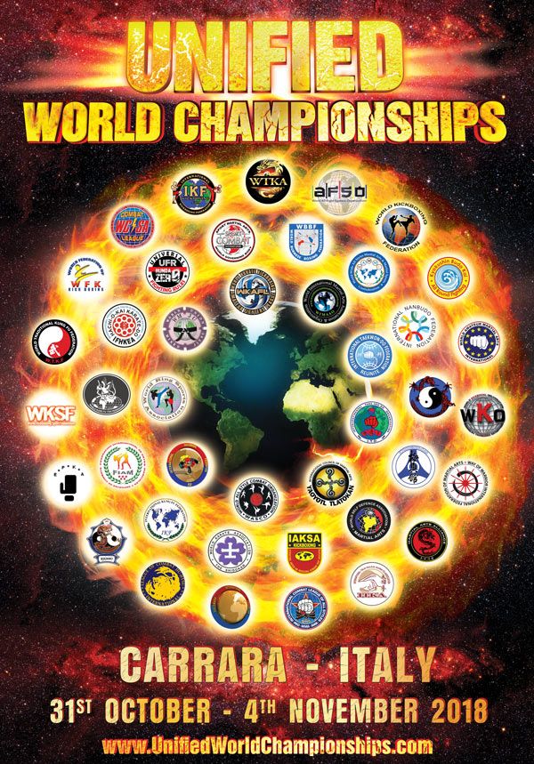 Unified World championships Kickboksen en Muaythai in Marina di Carrara