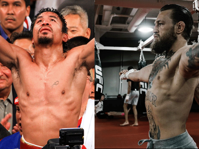Conor McGregor underdog in bokswedstrijd met Manny Pacquiao