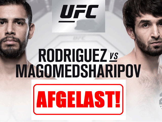 UFC verliest topgevecht voor gepland event op 29 augustus