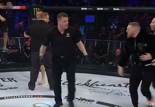 Scheidsrechter Marc Goddard spreekt zich uit over aanval van Connor McGregor op Bellator 187
