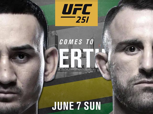 Alex Volkanovski vs. Max Holloway 2 headliner tijdens UFC 251