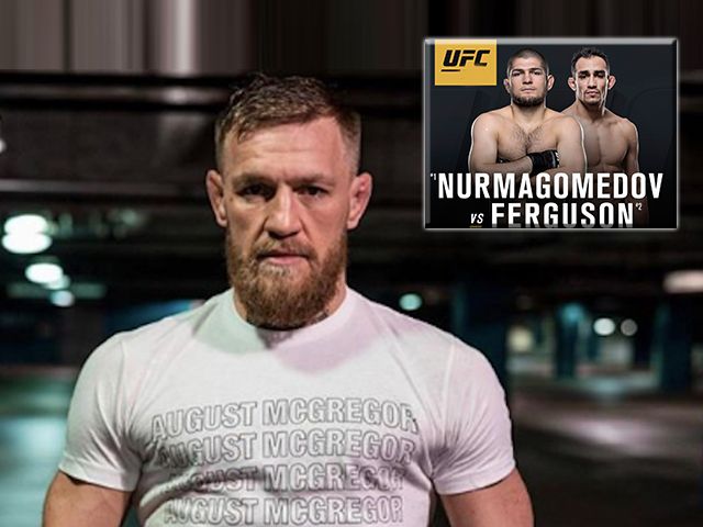 Conor McGregor invaller gevecht Khabib vs Tony Ferguson