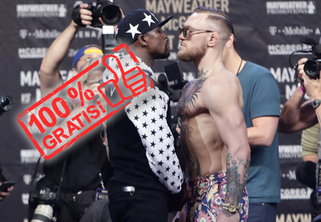 McGregor-Mayweather gratis te zien op Nederlandse TV
