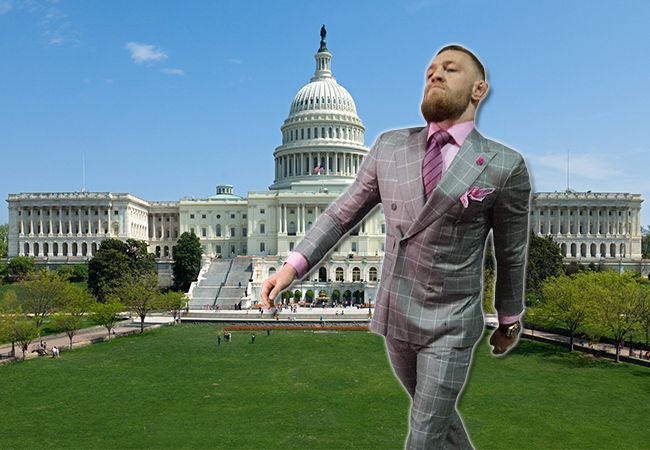 Conor McGregor spreekt wellicht voor het Amerikaanse Congres ivm Ali Act!