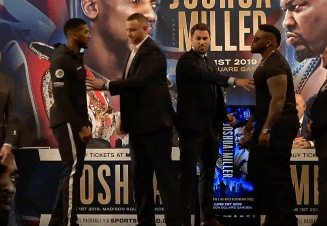 Anthony Joshua: 'Ik sla het gezicht van Jarrell Miller tot pulp!'