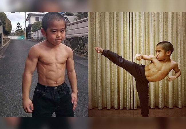8 jarig vechtsport talent krijgt hulp van voormalig UFC kampioen (video)