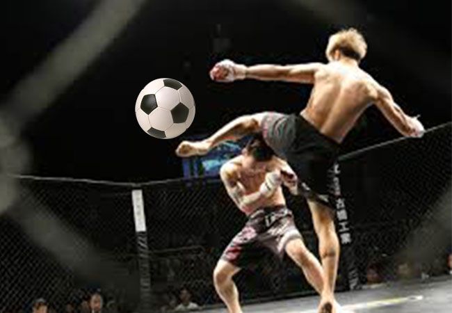 Voetbal is harder en gevaarlijker dan MMA