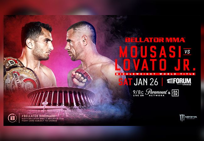 Gegard Mousasi verdedigt titel tegen Rafael Lovato Jr