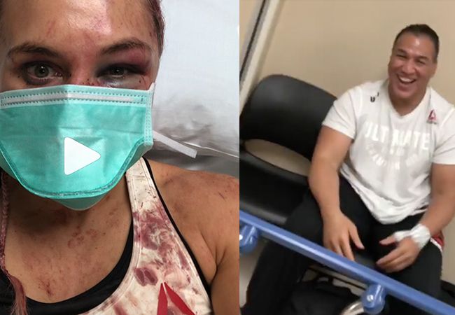 MMA-vechter breekt neus maar ziet de lol er wel van in