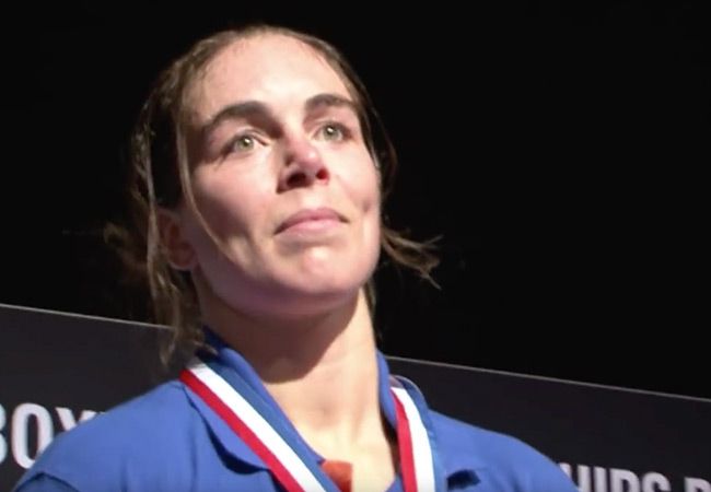 Bokser Nouchka Fontijn in finale Feliks Stamm Memorial