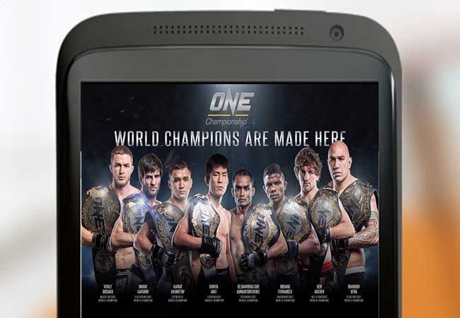 ONE Championship lanceert App voor gratis live wedstrijden kijken