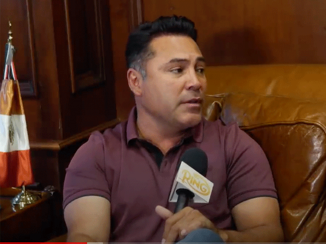 47-Jarige Bokslegende Oscar de La Hoya start comeback training
