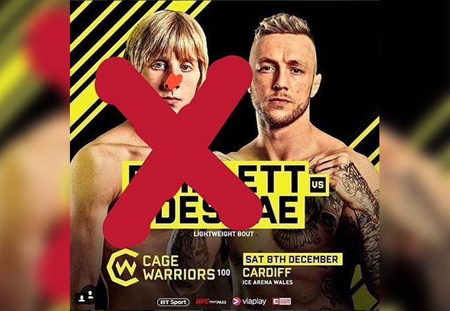 MMA Nieuws: Paddy Pimblett zegt af voor Cage Warriors 100