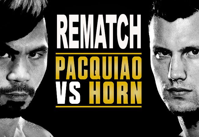 Jeff Horn daagt Manny Pacquiao uit voor een rematch