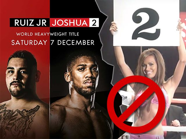 VERBOD REMATCH JOSHUA VS RUIZ: 'Ringmeisjes niet welkom'