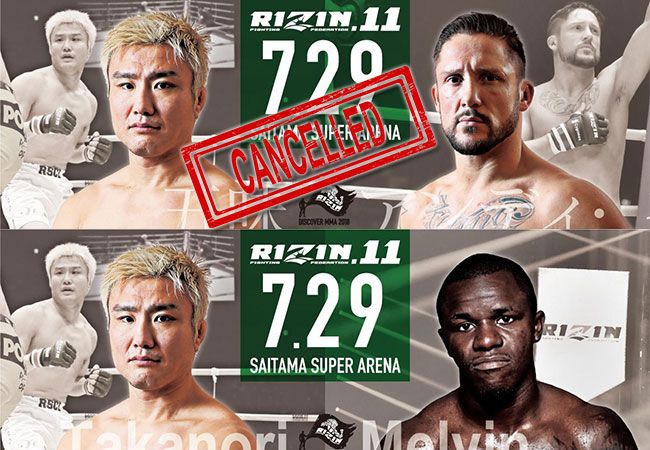RIZIN annuleert gevecht Andy Souwer tegen Takanori Gomi