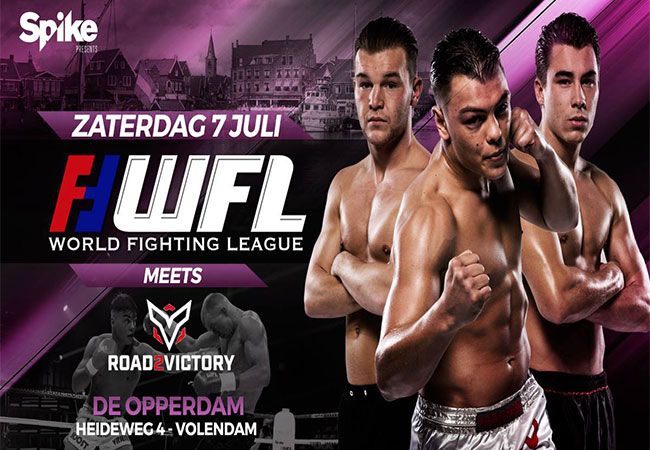 WFL Meets Road to Victory; Kickboks Spektakel in Volendam