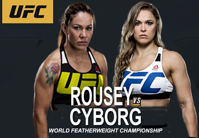 Ronda Rousey moet de ring in tegen Cris Cyborg!