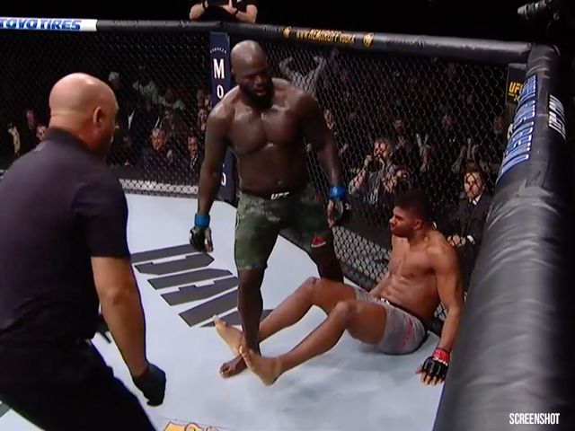 UFC: Derrick Lewis was blij met verlies Alistair Overeem