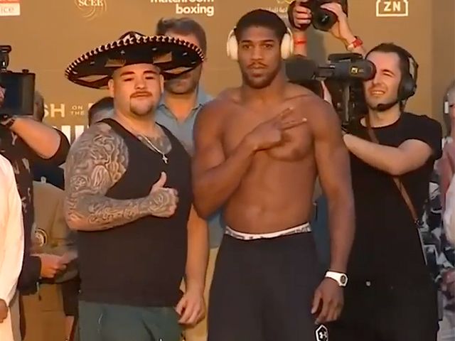 VOOR OF NADEEL: Andy Ruiz zorgt voor verrassing tijdens weging