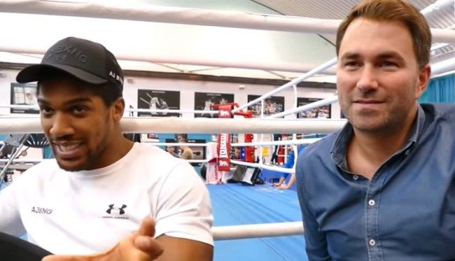 Anthony Joshua is klaar om tegen Wilder en Fury te vechten