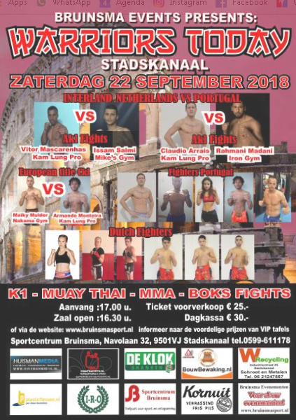 Warriors Today Vechtsport gala