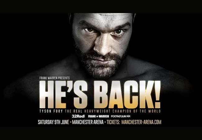 Bokser Tyson Fury klaar voor comeback, de koning is terug!