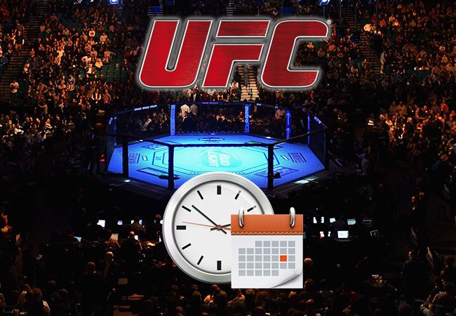 Het volledige schema van de UFC tot aan UFC 225