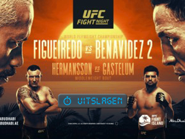 UITSLAGEN UFC FIGHT NIGHT: Figueiredo vs. Benavidez 2