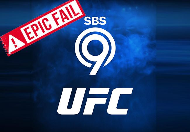 Boze fans: UFC uitzending van Veronica naar SBS9 geen succes