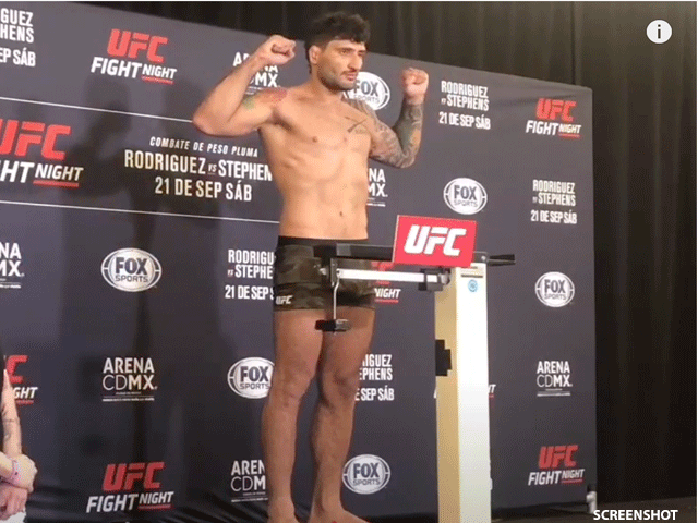 UFC vechter Vinicius Moreira komt niet door coronatest