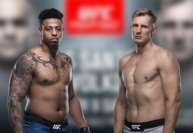 BREAKING: Greg Hardy treft Alexander Volkov tijdens UFC Moskou
