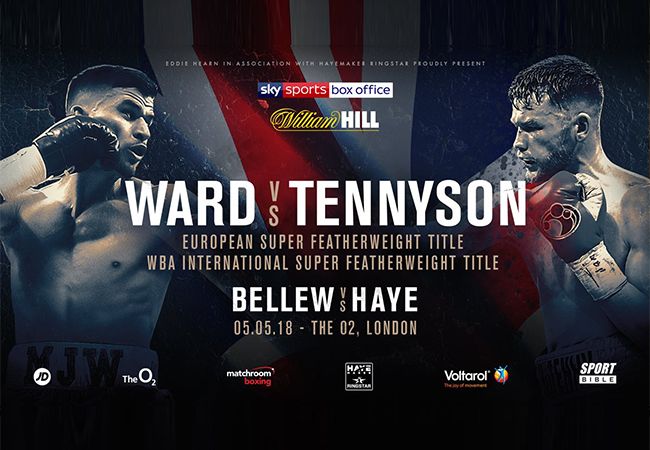 Martin J Ward verdedigt Europese titel tegen James Tennyson