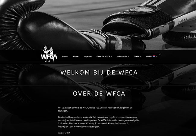 De WFCA heeft haar website vernieuwd en gemoderniseerd