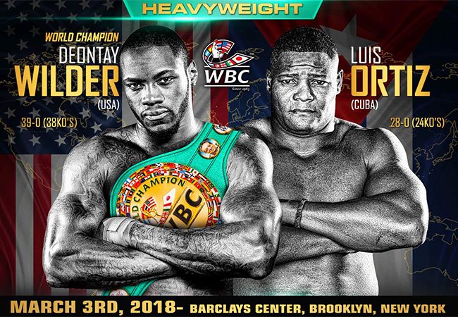 Deontay Wilder verdedigt titel tegen Luis Ortiz