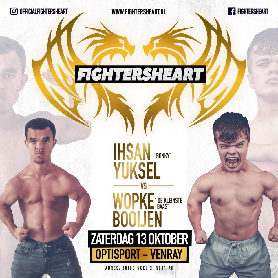 Eerste lilliputter kickboks partij van Nederland op Fightersheart